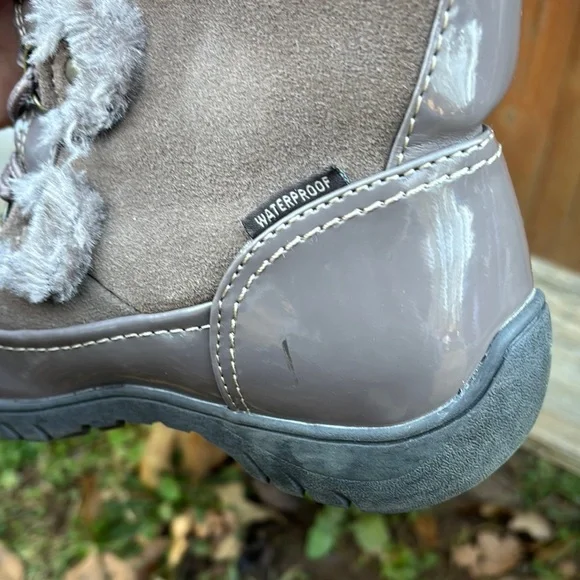 Sporto Brown Fur-Trim Winter Boots - Picture 9 of 16